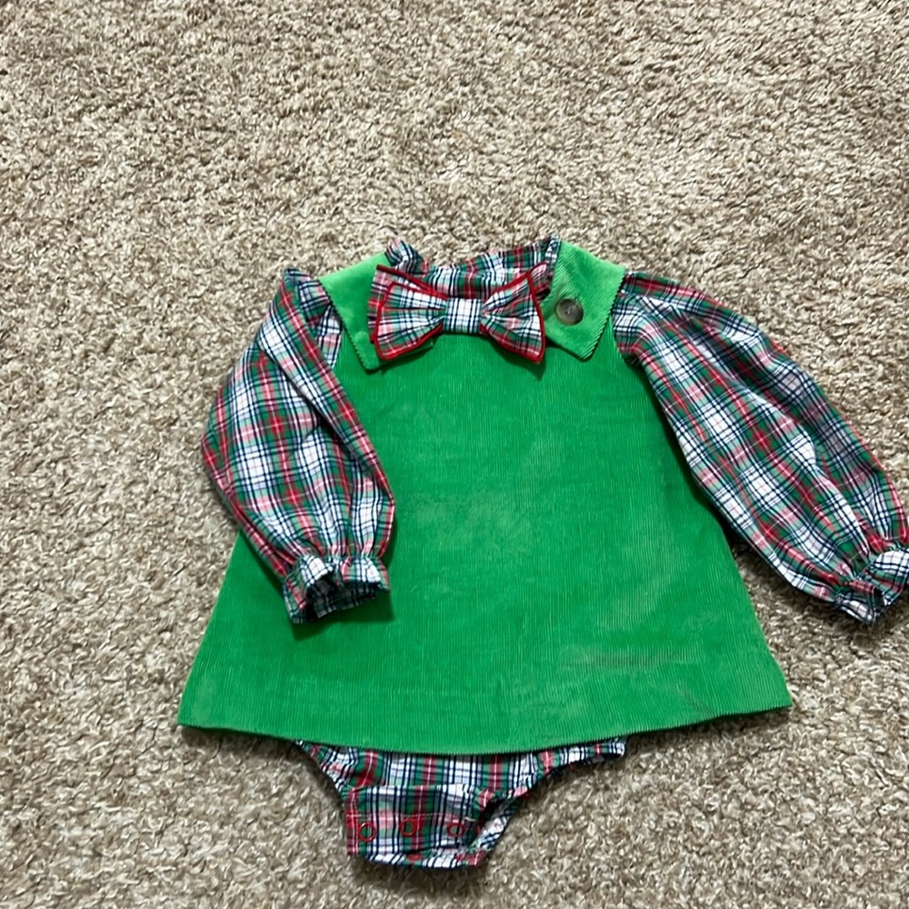 Beaufort Bonnet onesie and dress 6-12mo
